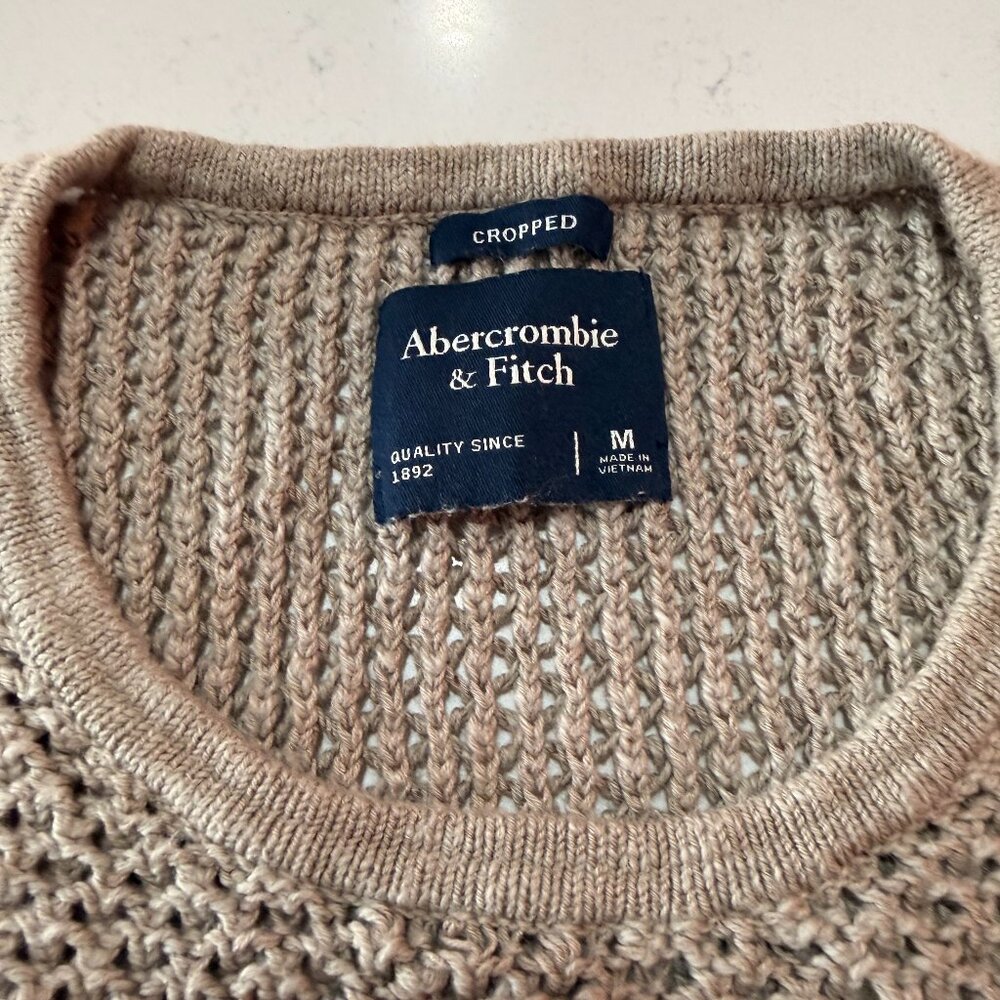 Abercrombie Cropped Length Sleeveless Sweater